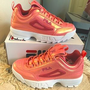 Fila Disruptor II Liquid Luster Women Size 10